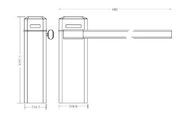Barrier tự động Bisen BS-3063 ( BS3063 1.5s3m)